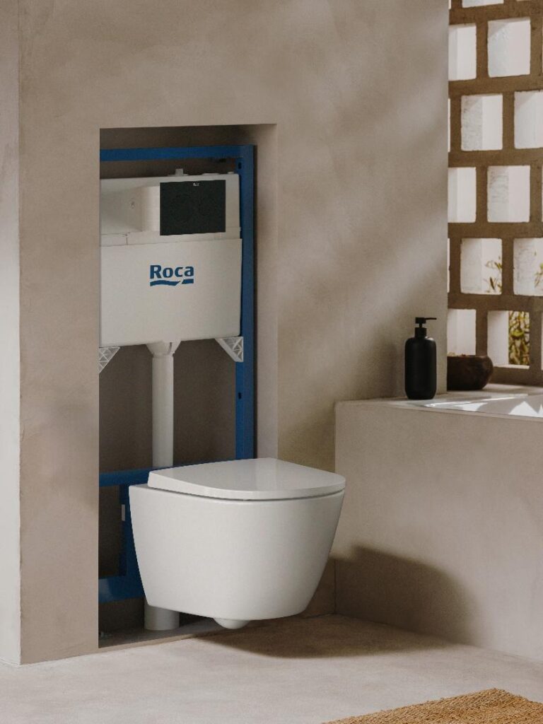 Fot. System Duplo S to wszechstronna konstrukcja, która zapewnia pełną kompatybilność ze wszystkimi toaletami Roca – również modelami typu smart.