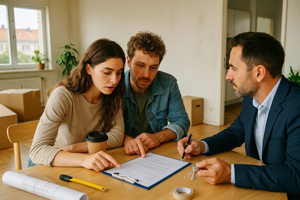 Kupujący mieszkanie.