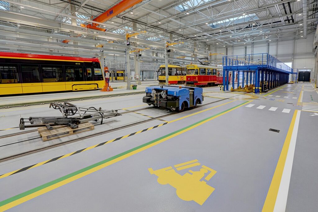 Zajezdnia Annopol_Hala Remontowa_Flowcoat SF41_3, fot. Tremco CPG Poland