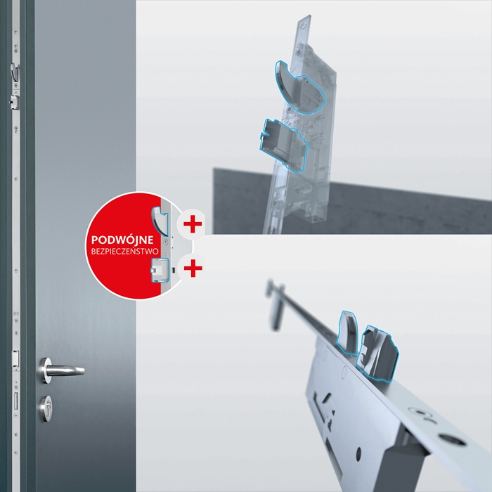 fot. Automatyczny zamek wielopunktowy GU SECURY AUTOMATIC DR