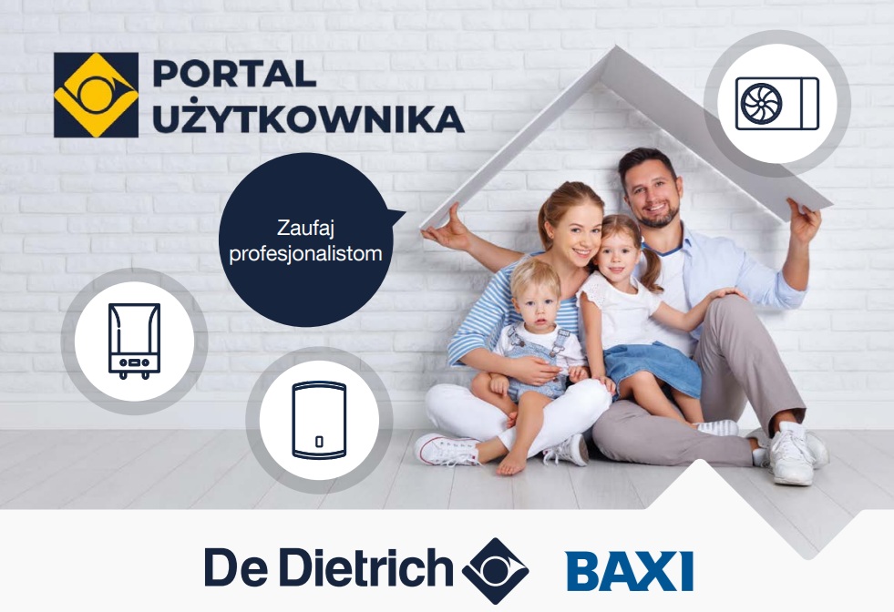 BDR Thermea Poland uruchamia Portal Użytkownika – nowoczesne narzędzie do obsługi urządzeń grzewczych De Dietrich i BAXI