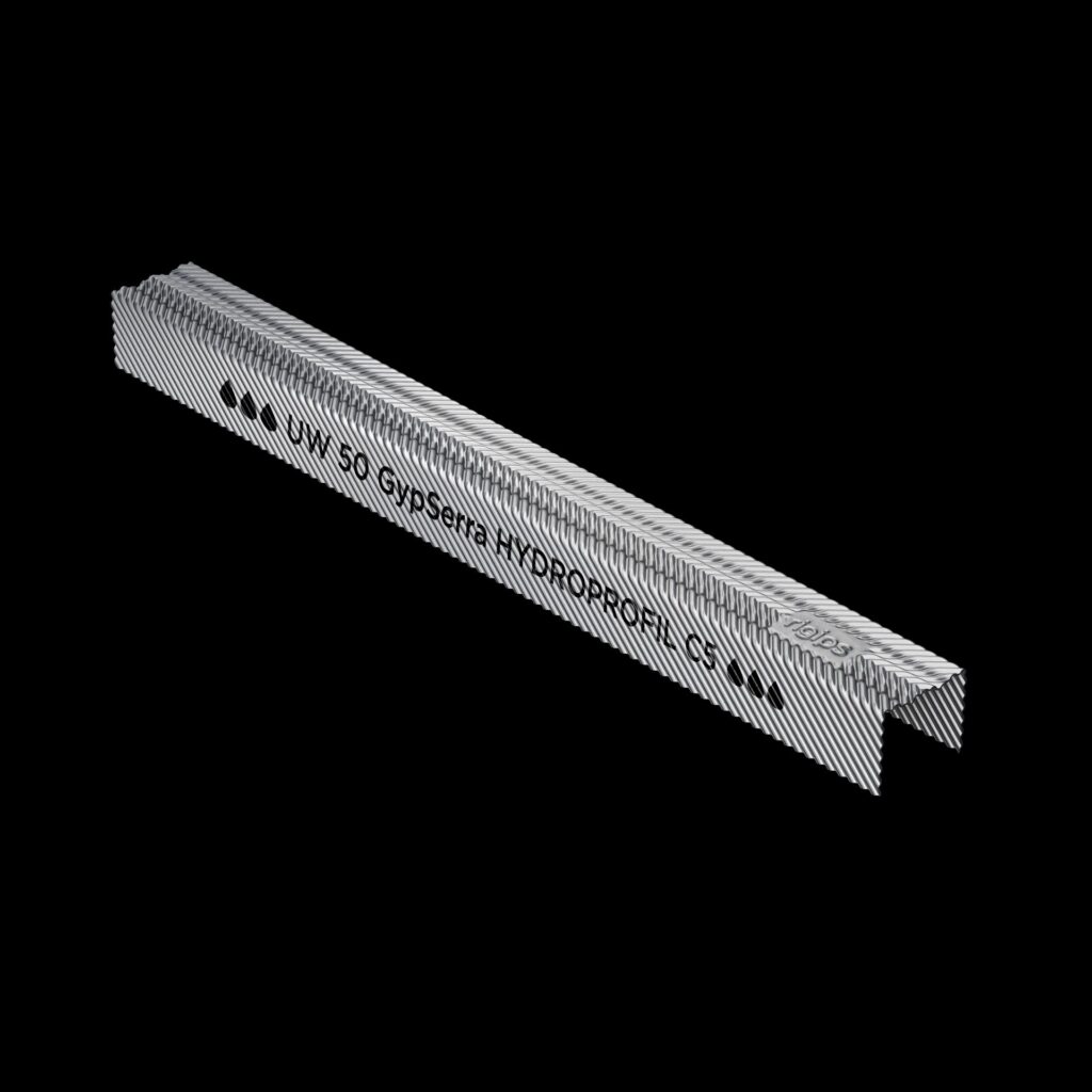 profl UW 50 GypSerra Hydroprofil C5, fot. Rigips