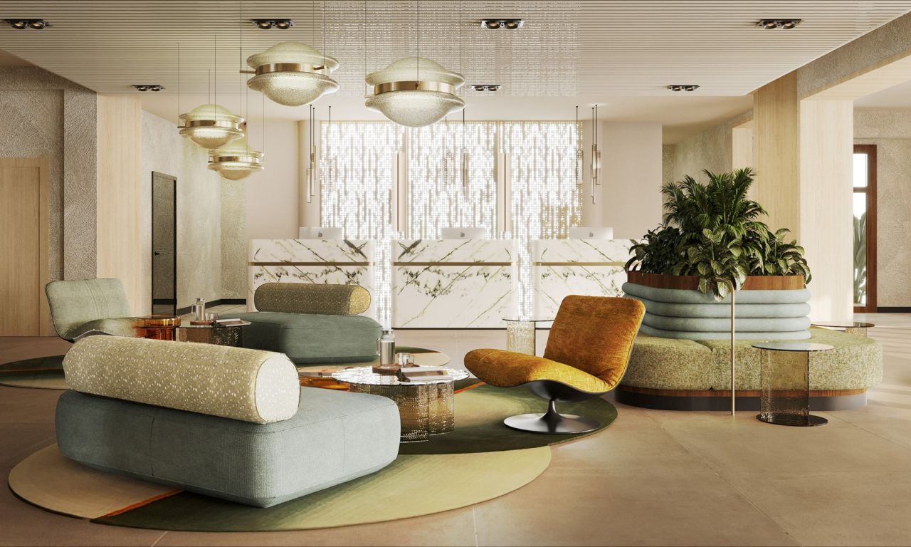 Crowne Plaza Paris - Marne-la-Vallée_lobby_materiały prasowe Tremend