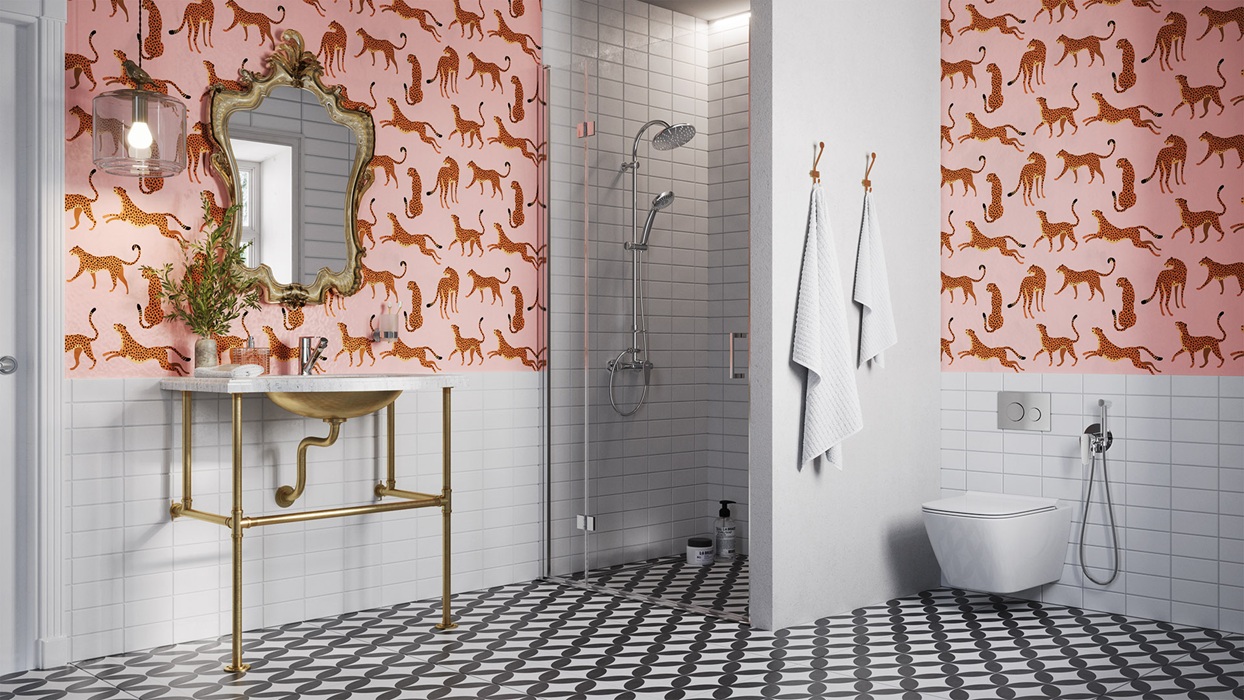 ALGEO_podtynkowa bidetowa, z zestawem, fot. Ferro