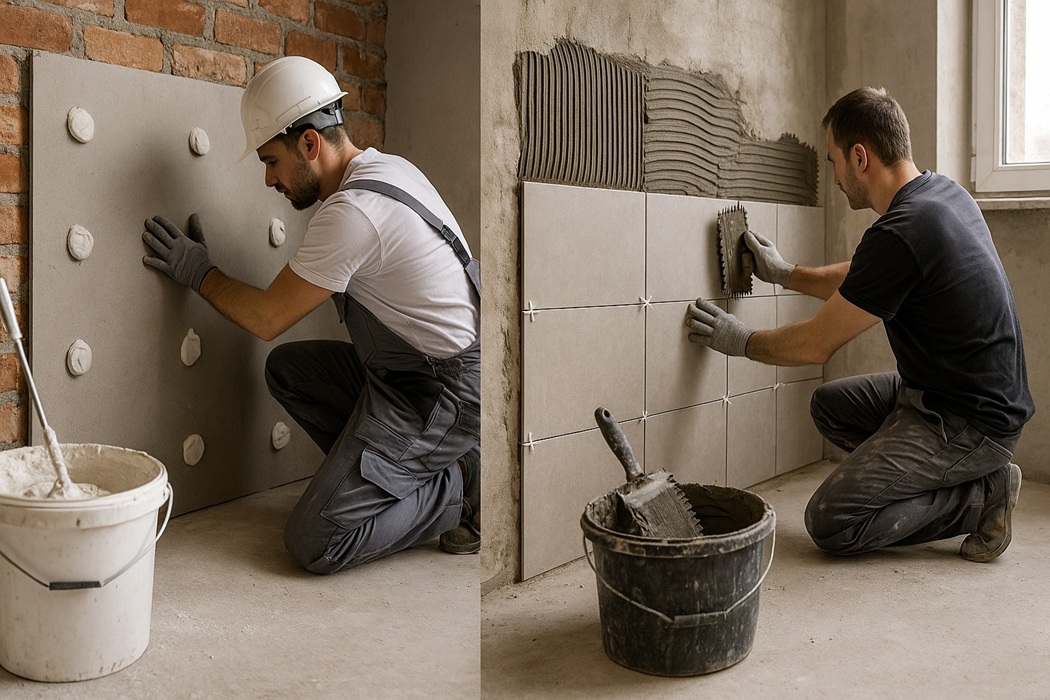 Klej gipsowy vs zaprawa klejowa – kiedy który produkt wybrać?