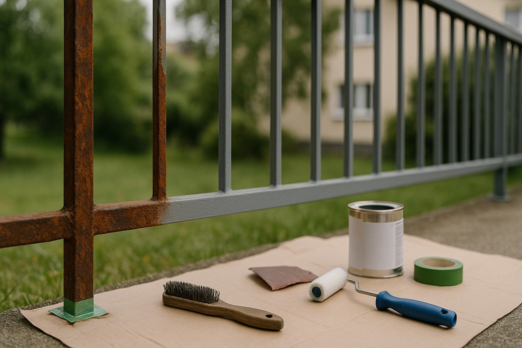 Balustrady ze stali (czarnej, ocynkowanej, a czasem żeliwa) pracują w najtrudniejszych warunkach: wilgoć, promieniowanie UV, wahania temperatury i zimowe zasolenie przyspieszają korozję. Odnowienie to nie tylko „nowy kolor”, ale przede wszystkim przywrócenie skutecznej ochrony antykorozyjnej. Poniżej znajdziesz rzetelny, praktyczny plan krok po kroku.