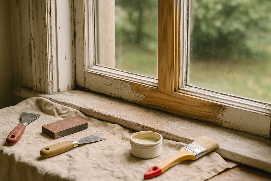 Jak odnowić stare okna drewniane?