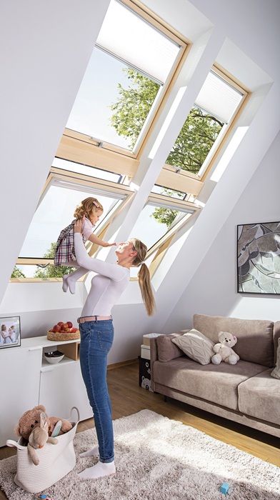 FAKRO-okna dachowe-GREENVIEW-komfortowe poddasze, fot. Fakro