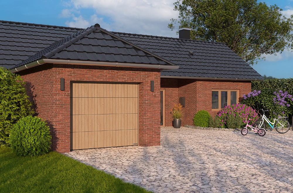 Hörmann-brama garazowa-powierzchnia-swierk, fot. Hörmann