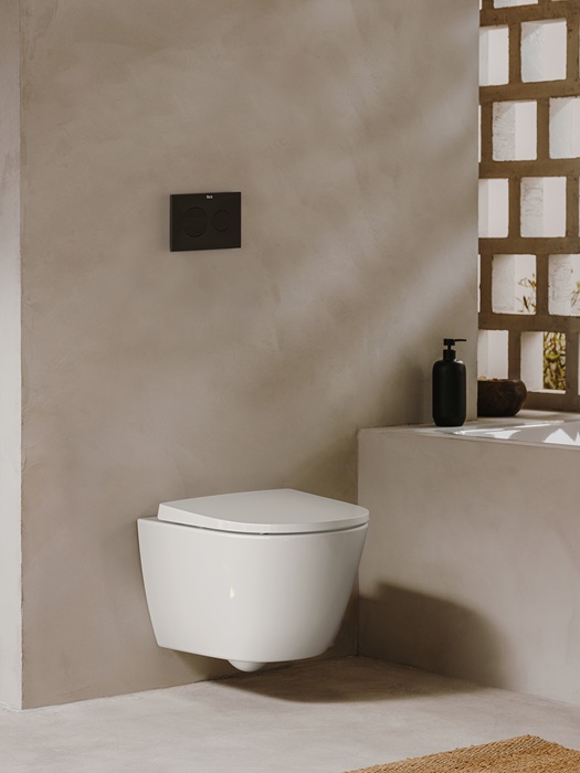 Roca-stelaz podtynkowy Roca Duplo S-miska WC-plytka zabudowa, fot. Roca