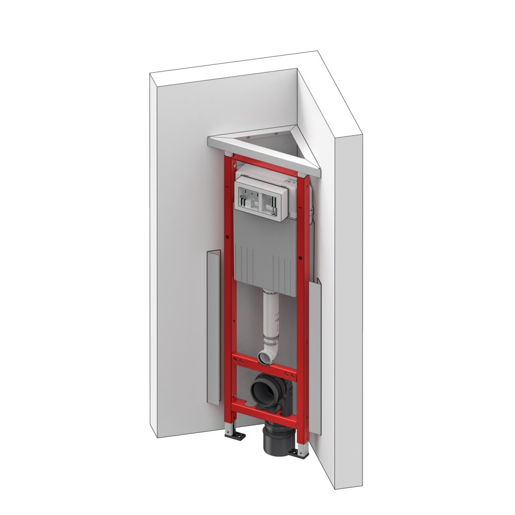 TECEbase 320 montaż narożny, fot. TECE