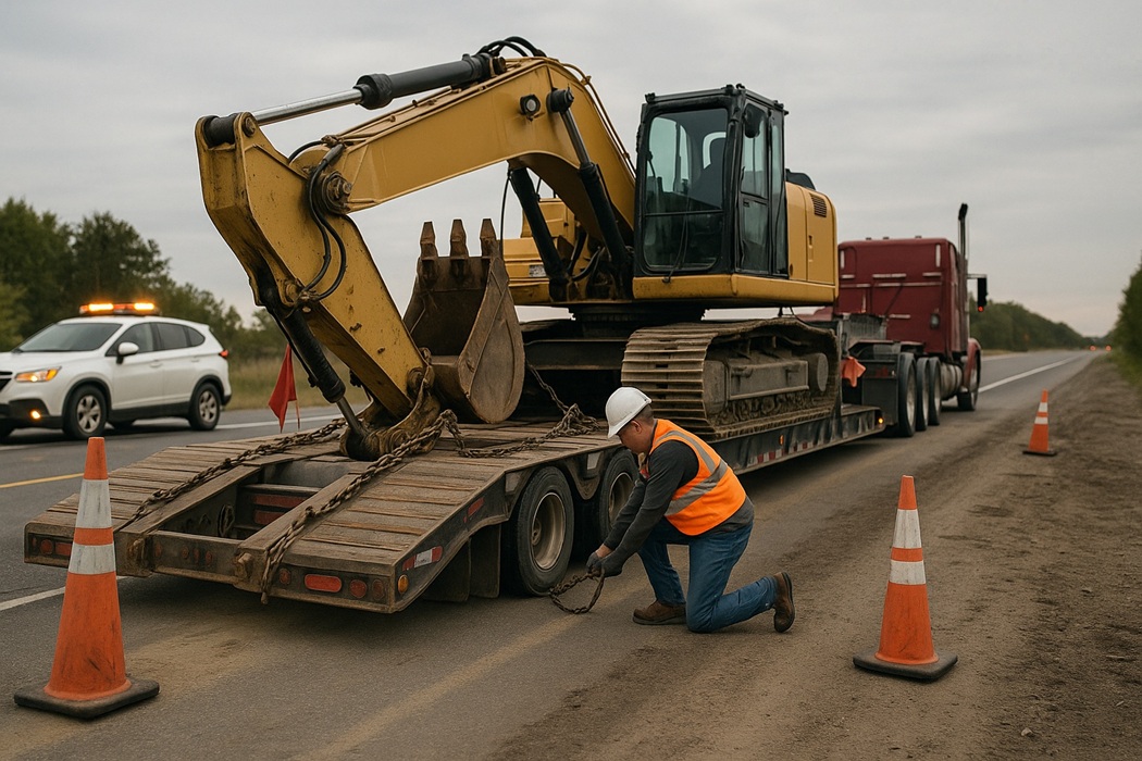 Jak bezpiecznie przewozić ciężki sprzęt budowlany?