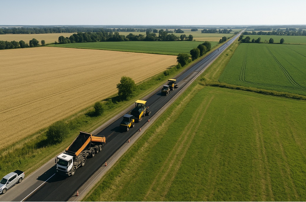 BERGER Bau wyremontuje drogę wojewódzką nr 346 na odcinku Środa Śląska – Kąty Wrocławskie.