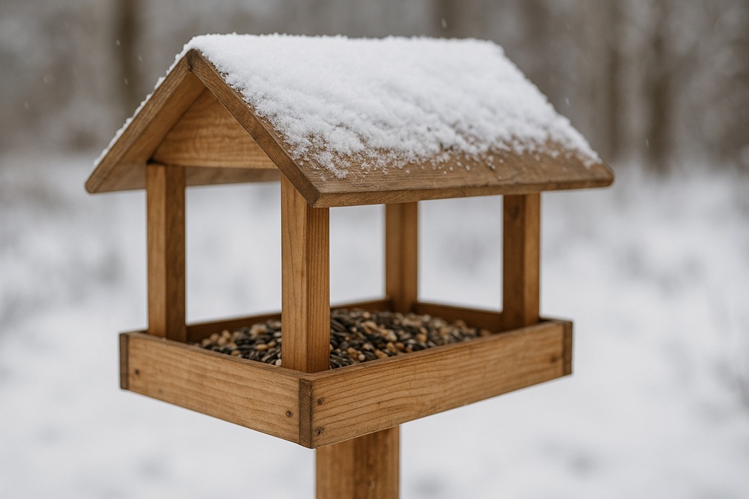 Dokarmianie zwierząt zimą – jaki karmnik najlepszy i gdzie go umieścić?