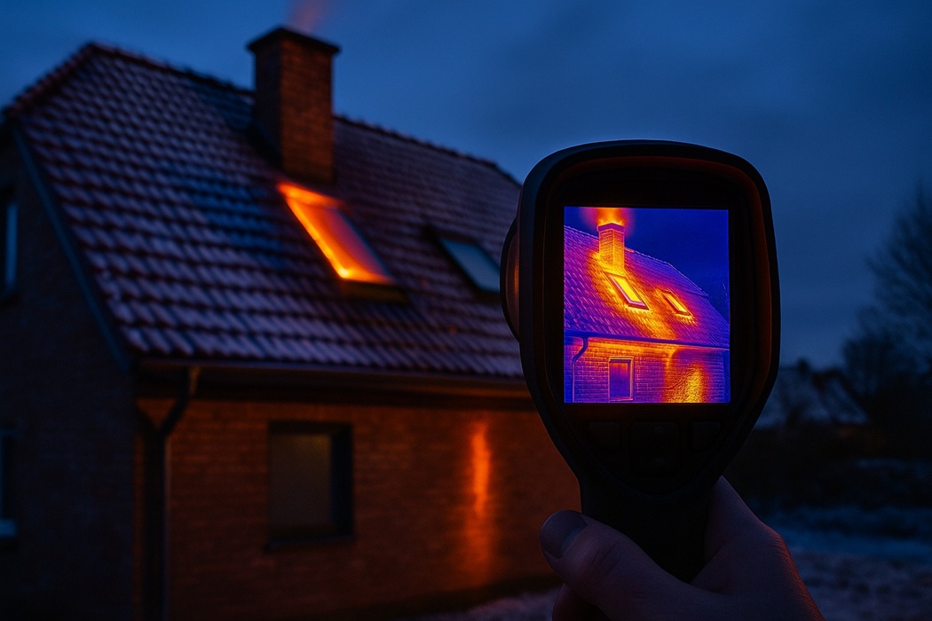 Termowizja dachu – jak wykryć ucieczki ciepła?