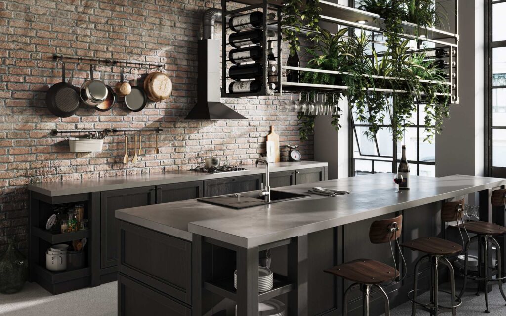 CAMIRO INOX_Bateria zlewozmywakowa stojąca_MEZZO II_Zlewozmywak granitowy 1-komorowy 48_78, fot. Ferro