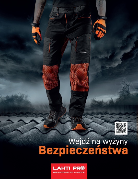 LAHTI PRO-spodnie dekarskie L40549 -DOBRY WZOR 2025