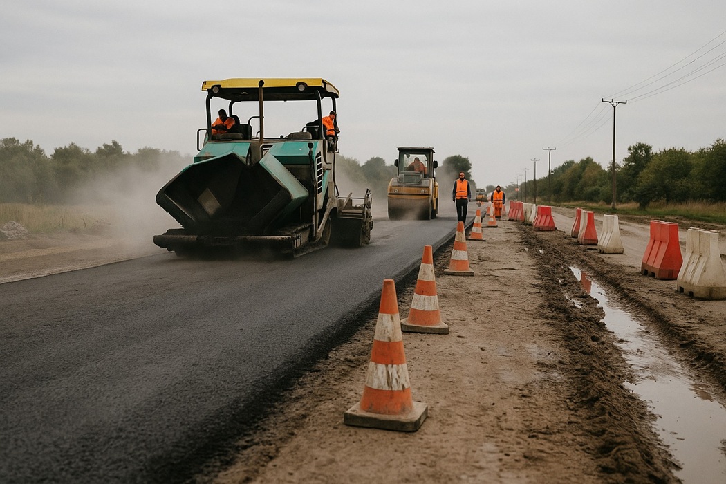 BERGER Bau wyremontuje DW nr 338 na odcinku od skrzyżowania z drogą gminną G102806 do miejscowości Stary Wołów