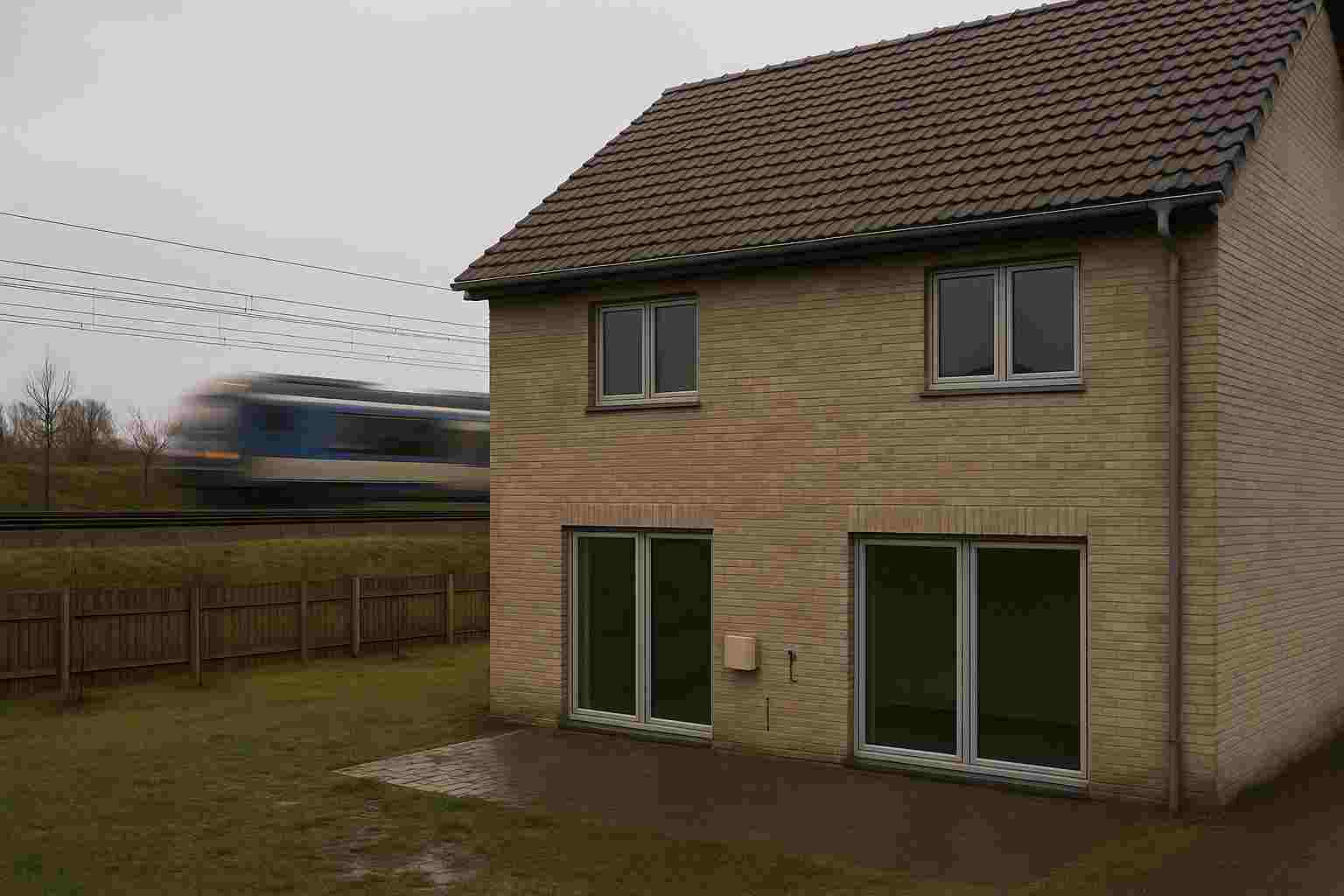 Dom przy linii kolejowej – rozwiązania architektoniczne na drgania, hałas i bezpieczeństwo