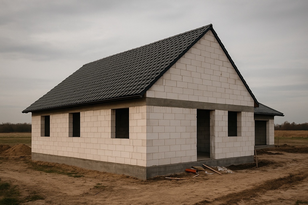 Kiedy ściana szczytowa nie wymaga wieńca?