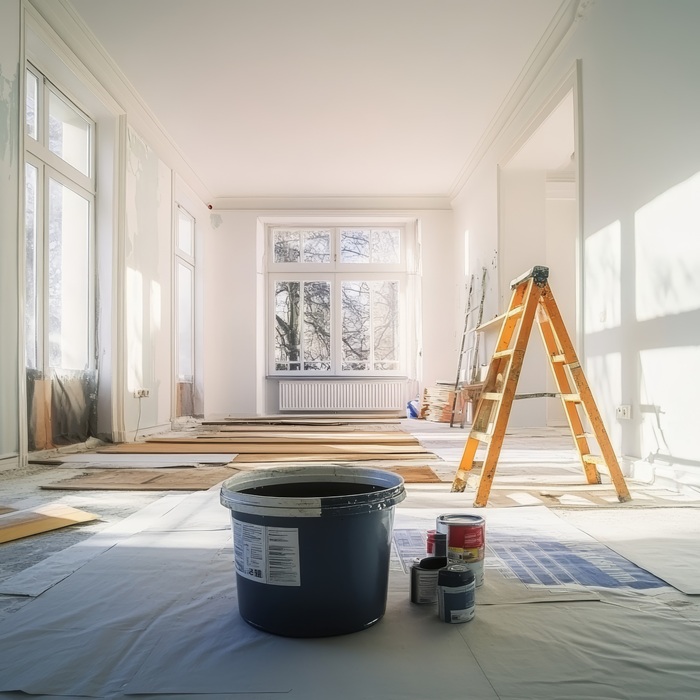 Malowanie wnętrz zimą - jak przygotować pomieszczenie? Fot. PZPFiK