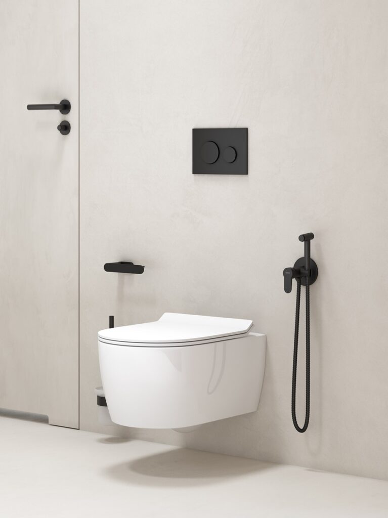 NOSTRIS BLACK_bateria podtynkowa bidetowa, fot. Ferro