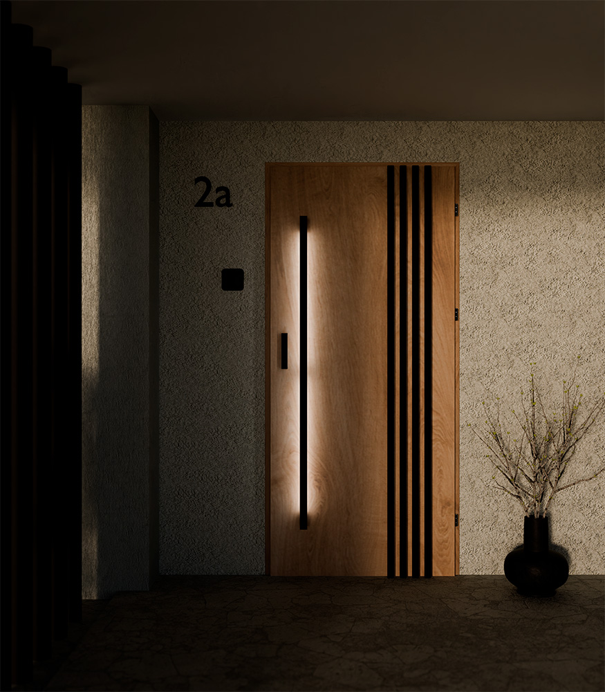 Stalprodukt-Zamosc-antaba do drzwi-podswietlenie LED