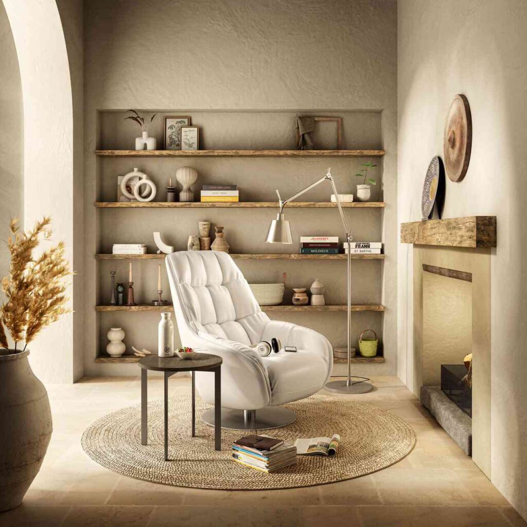 Galeria Wnetrz DOMAR salon INTERNO ITALIANO fotel LEVANTE Ambiente, fot. Galeria Wnętrz DOMAR

