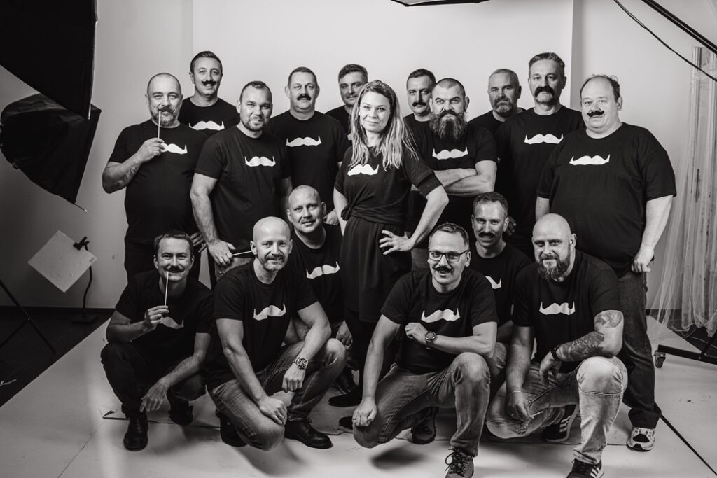 Movember w  fabryce VELUX w Gnieźnie
