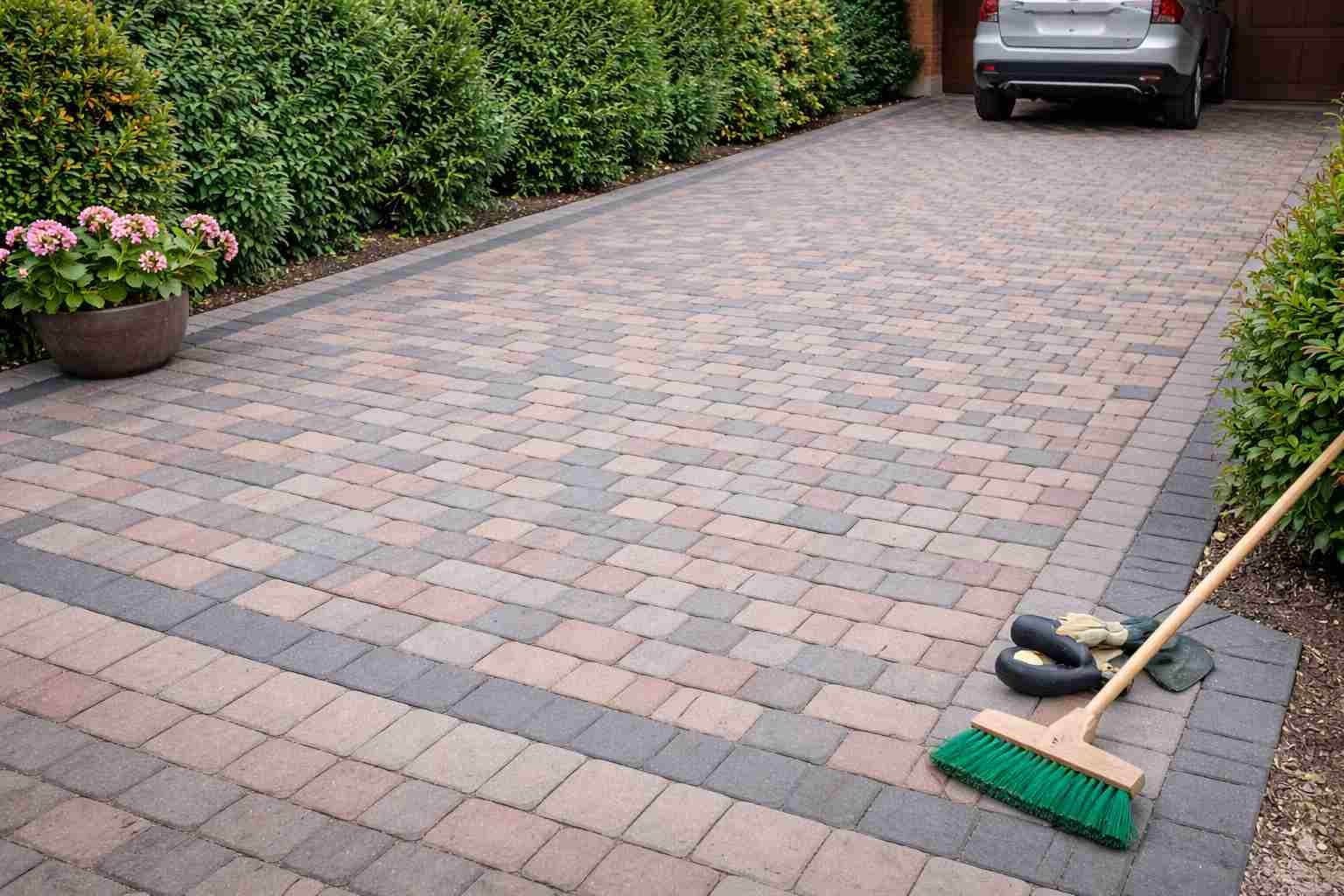 Jak poprawnie ułożyć kostkę brukową na podjeździe?