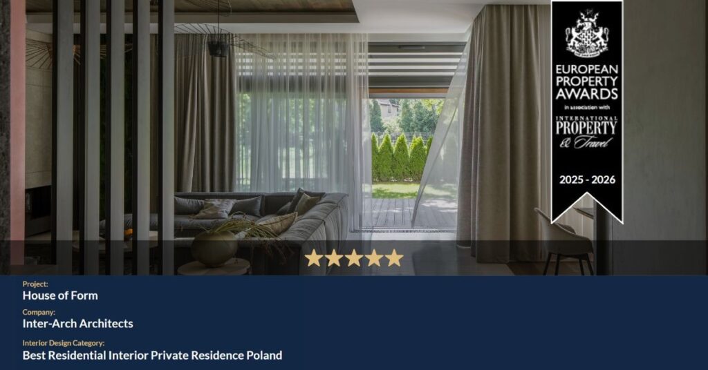 Best Residential Interior Private Residence Poland