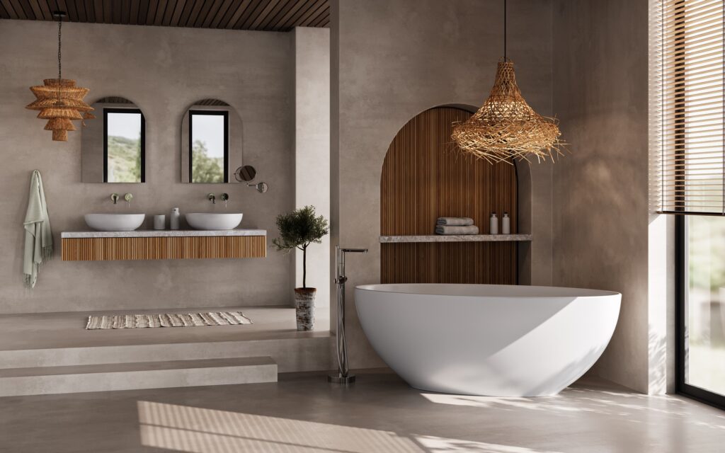 FDESIGN_ bateria wannowa wolnostojąca FLUSSO