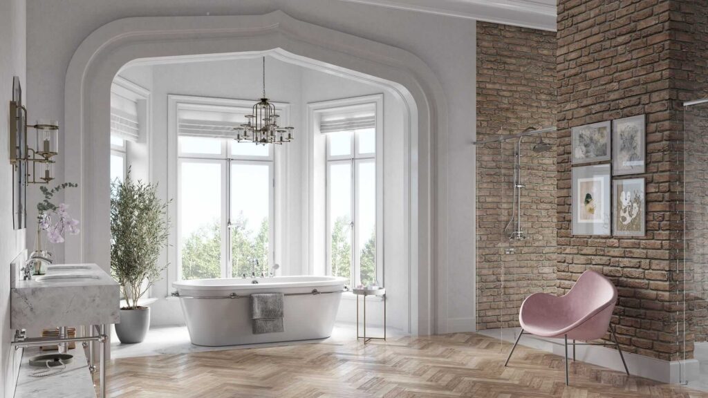 LACRIMA Bateria natryskowa w zestawie z deszczownią, fot. FDESIGN