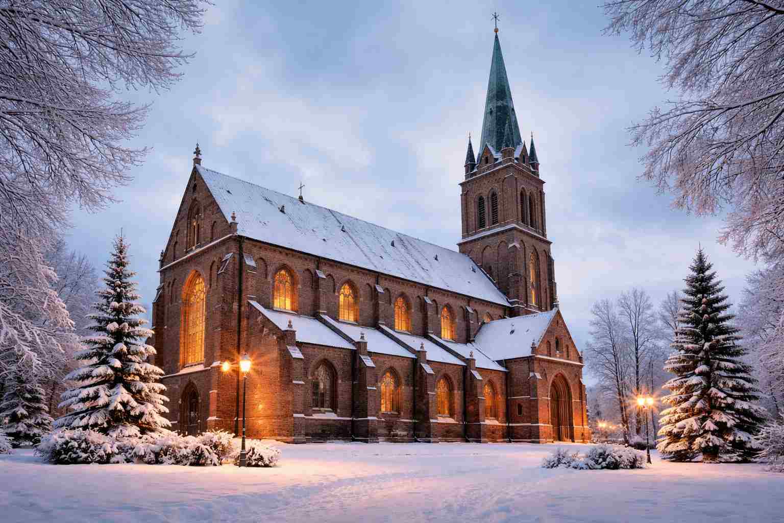 Kościół zimą: jak ustalić bezpieczną temperaturę minimalną poza mszami?