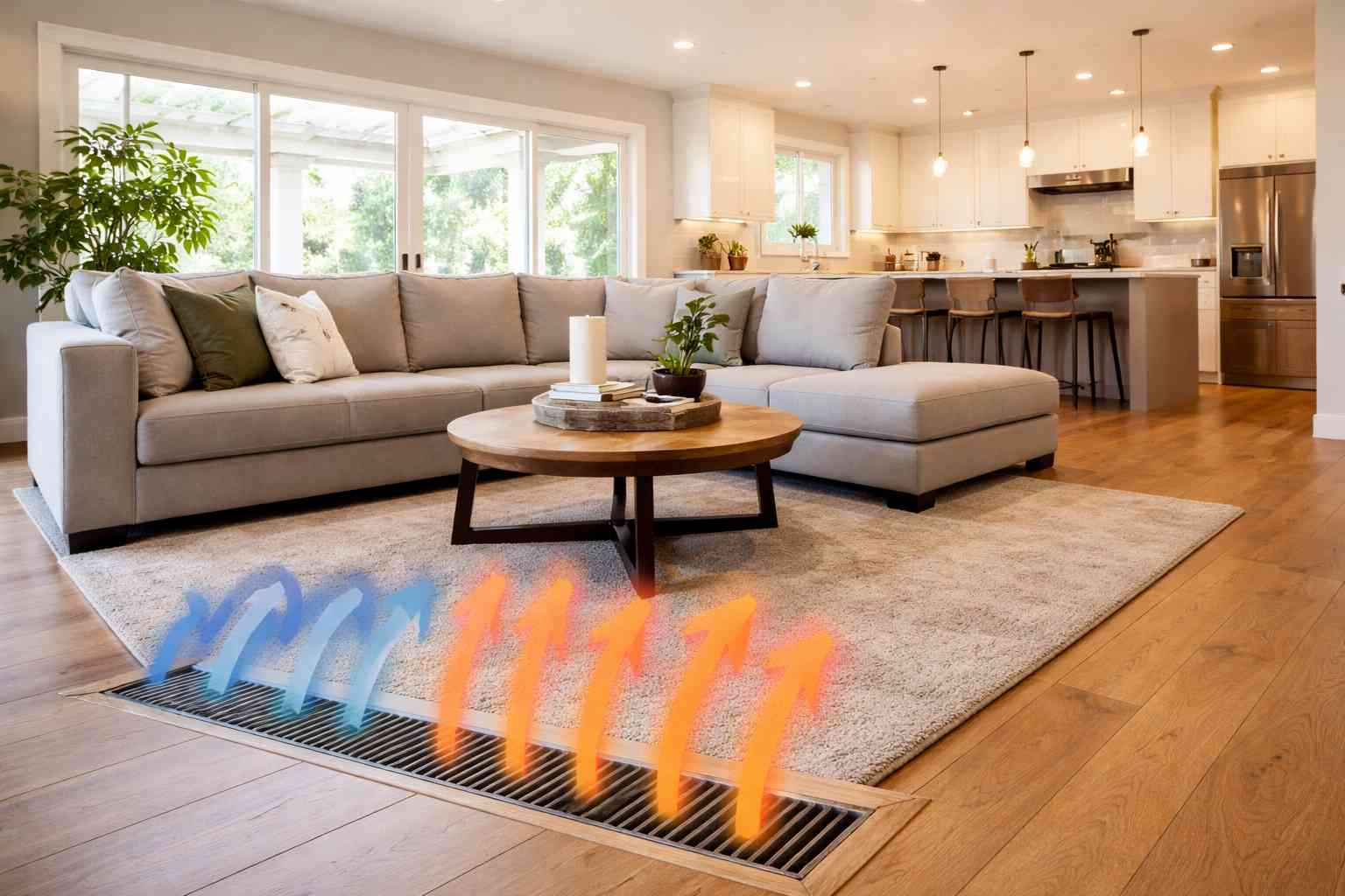 Ogrzewanie nadmuchowe w domu jednorodzinnym: zalety, wady