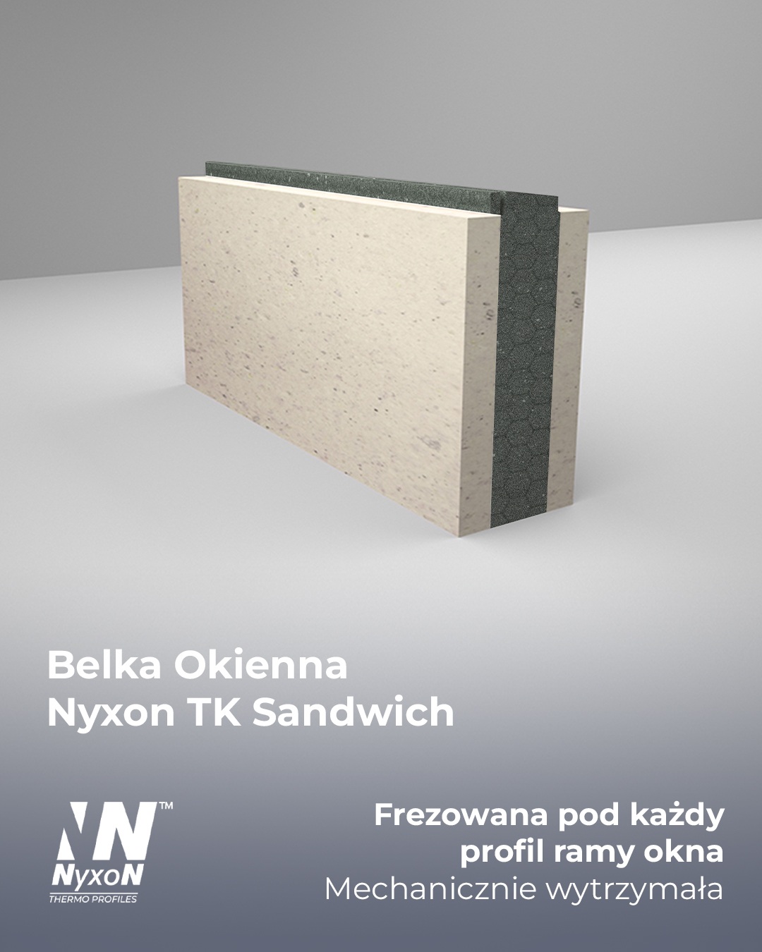 Nyxon, belka okienna-TK Sandwich, montaz okien, fot. Nyxon