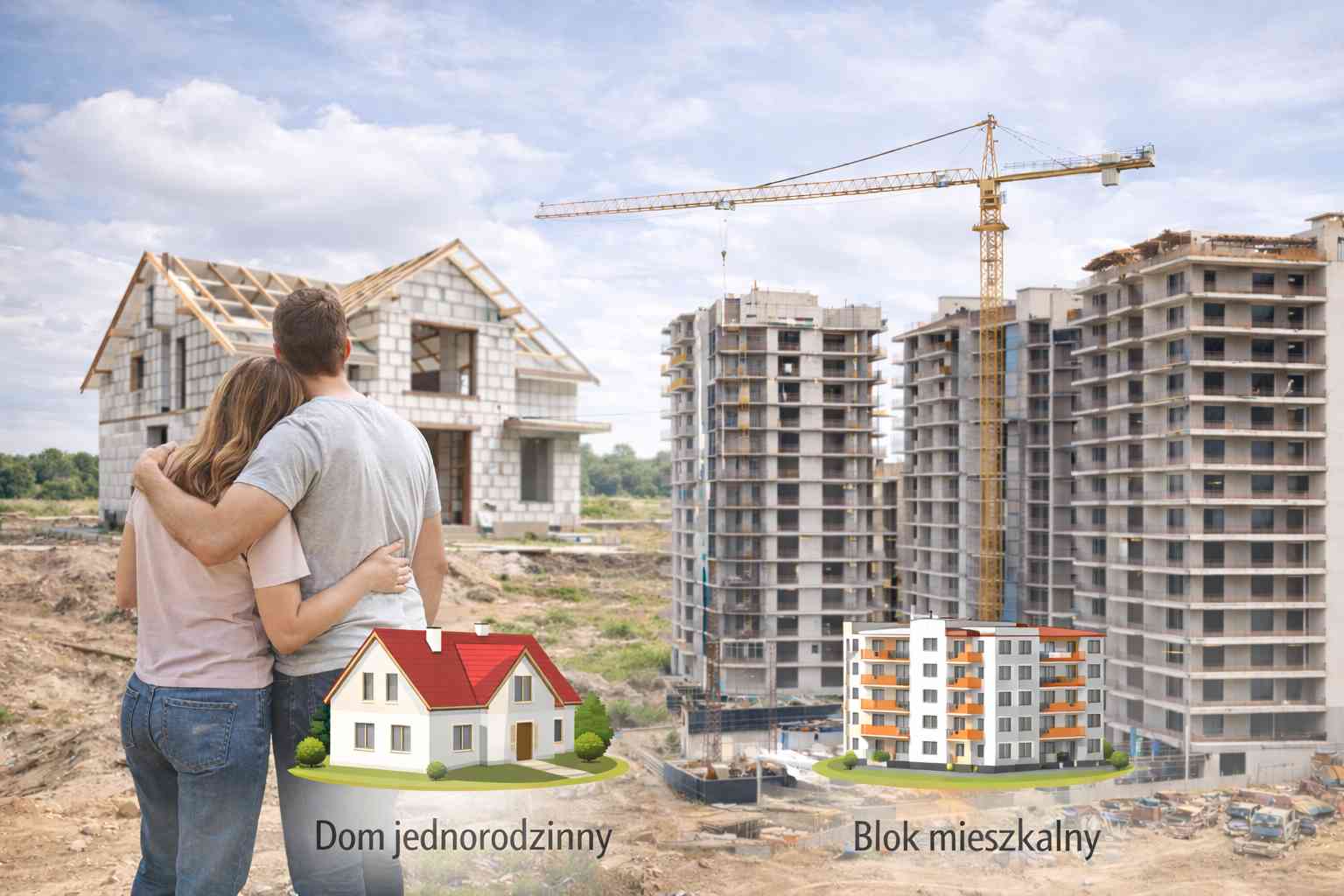 Ile trwa budowa domu, a ile bloku? Dane z 2025 r. mogą zaskoczyć