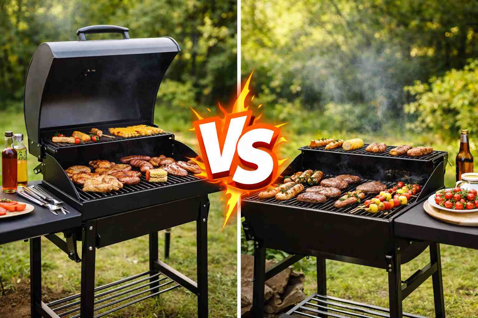 Grill z pokrywą czy bez – co wybrać?