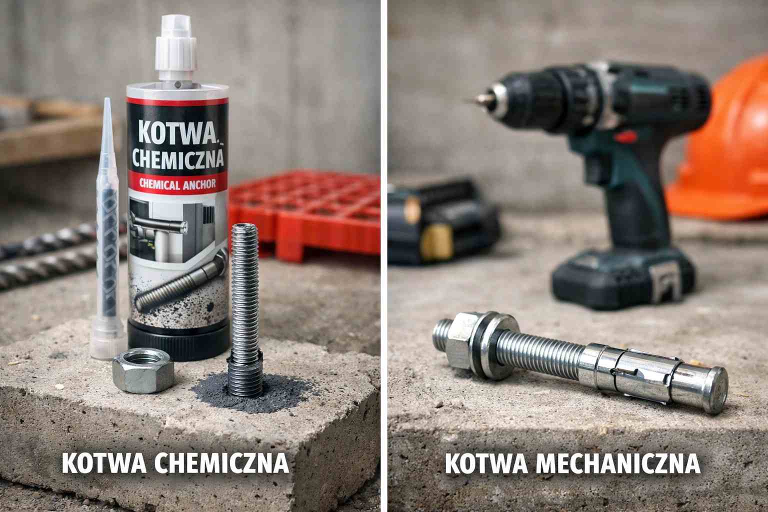 Kotwa chemiczna czy mechaniczna? Wybór, który widać dopiero po latach