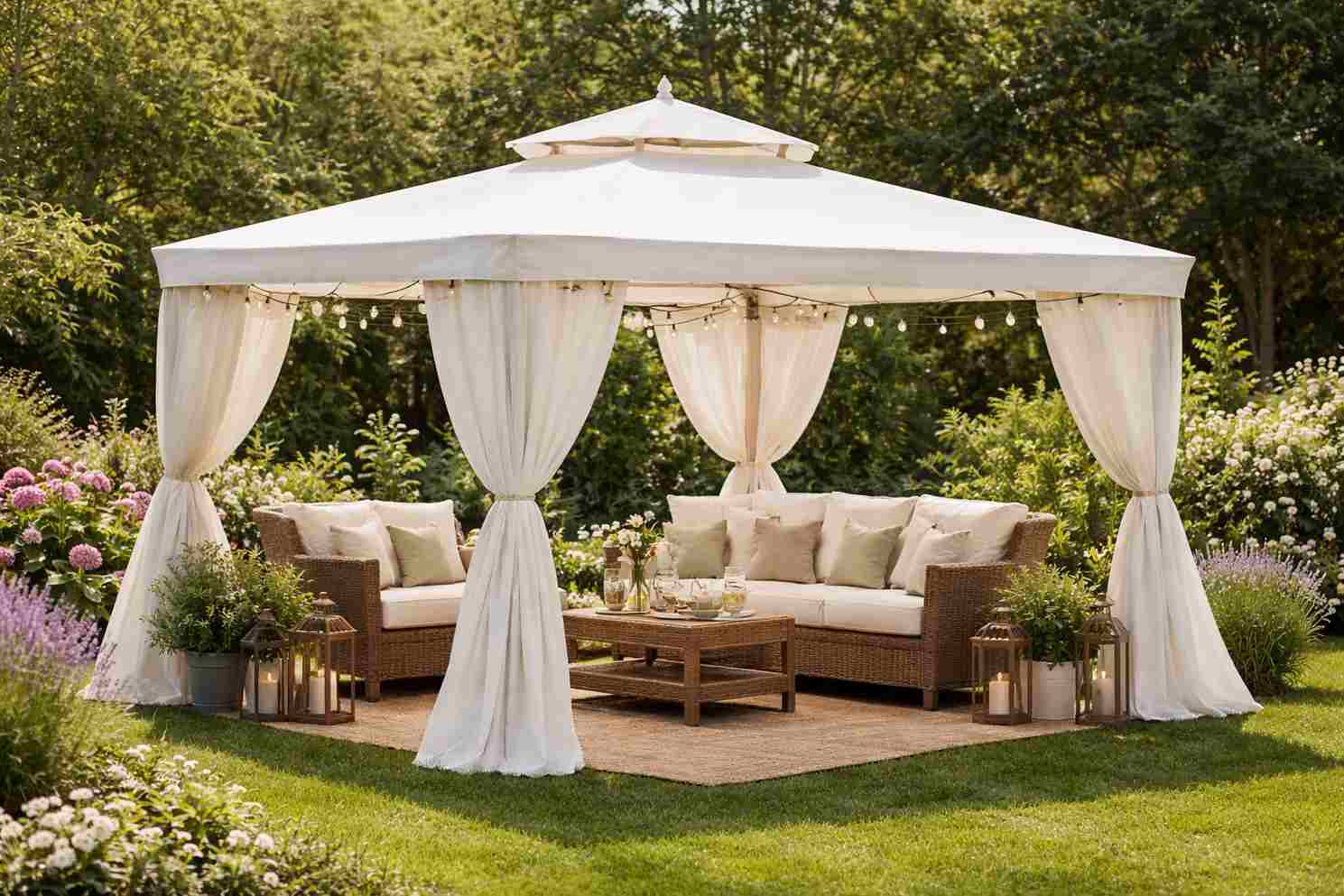 Pawilon ogrodowy – wygodna strefa relaksu z wieloma atutami