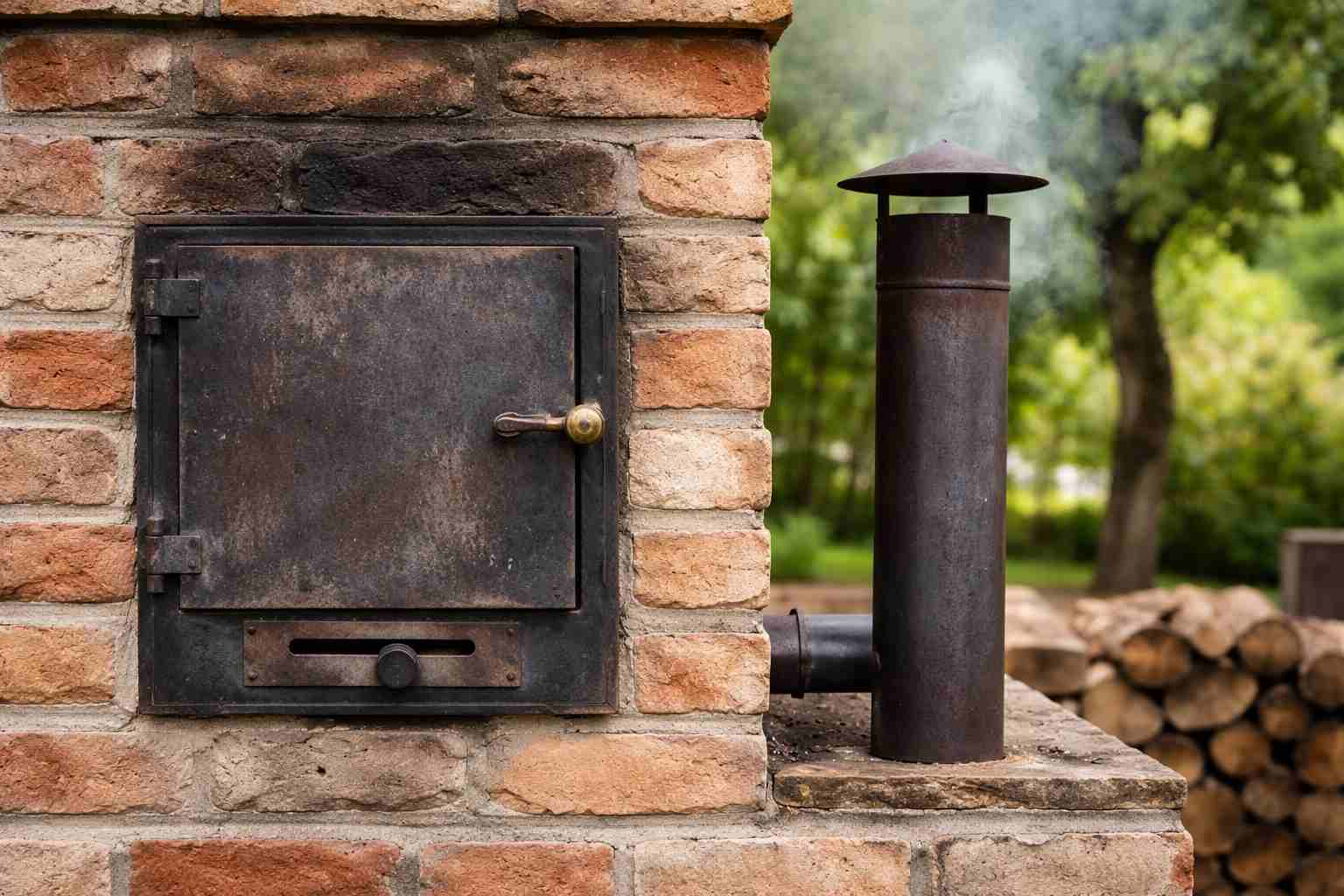 Jak uszczelnić drzwiczki i komin w wędzarni?