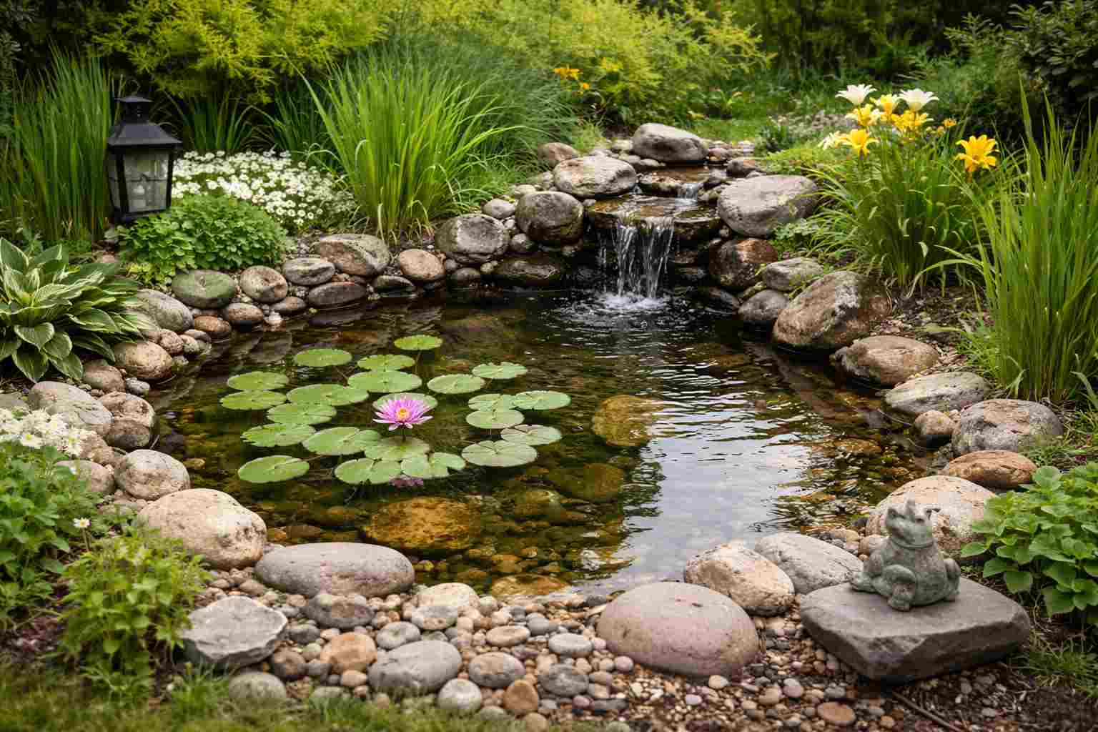 Jak wyznaczyć idealne miejsce na oczko wodne w ogrodzie?