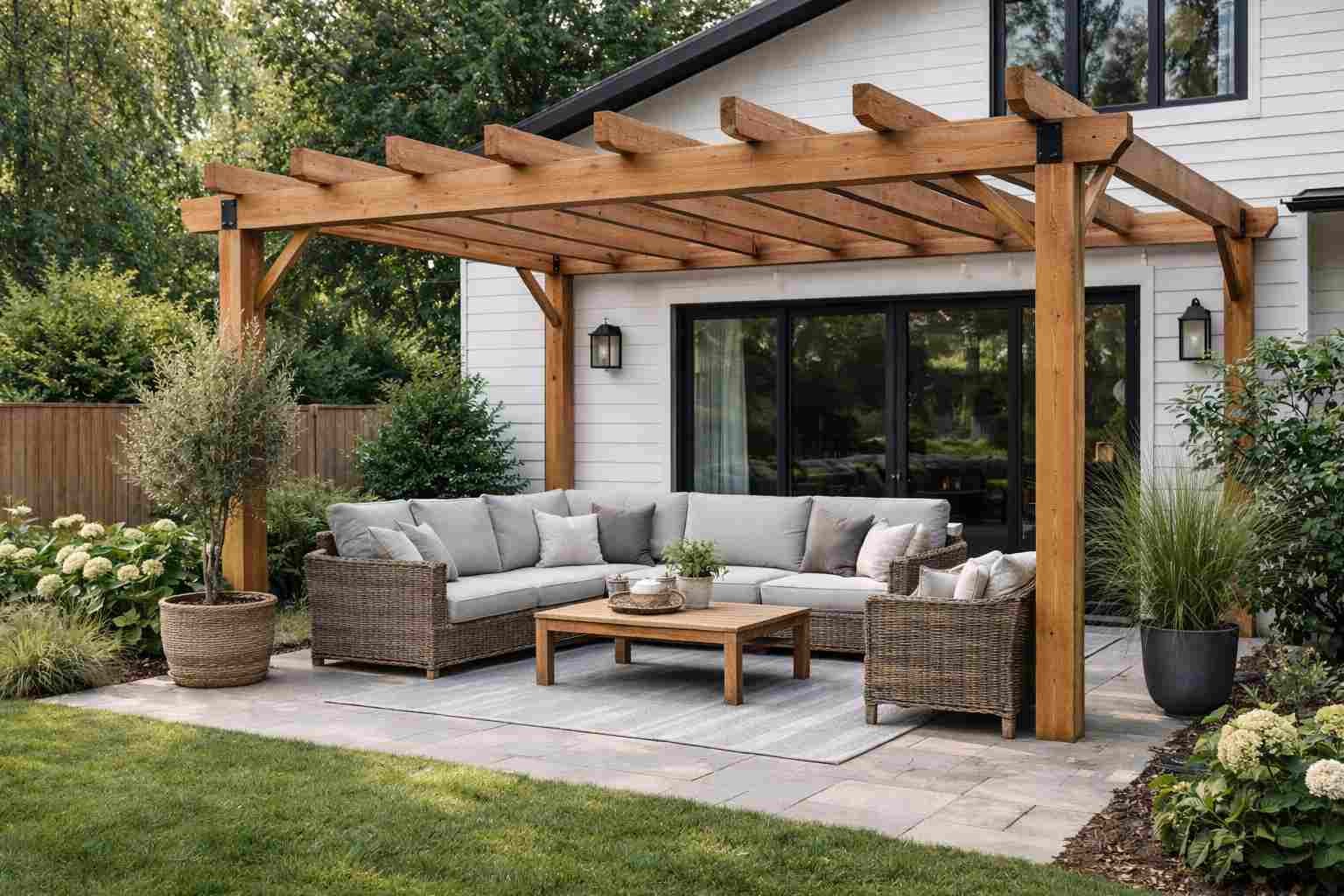 Pergola przy domu – kiedy wystarczy zgłoszenie, a kiedy nie?