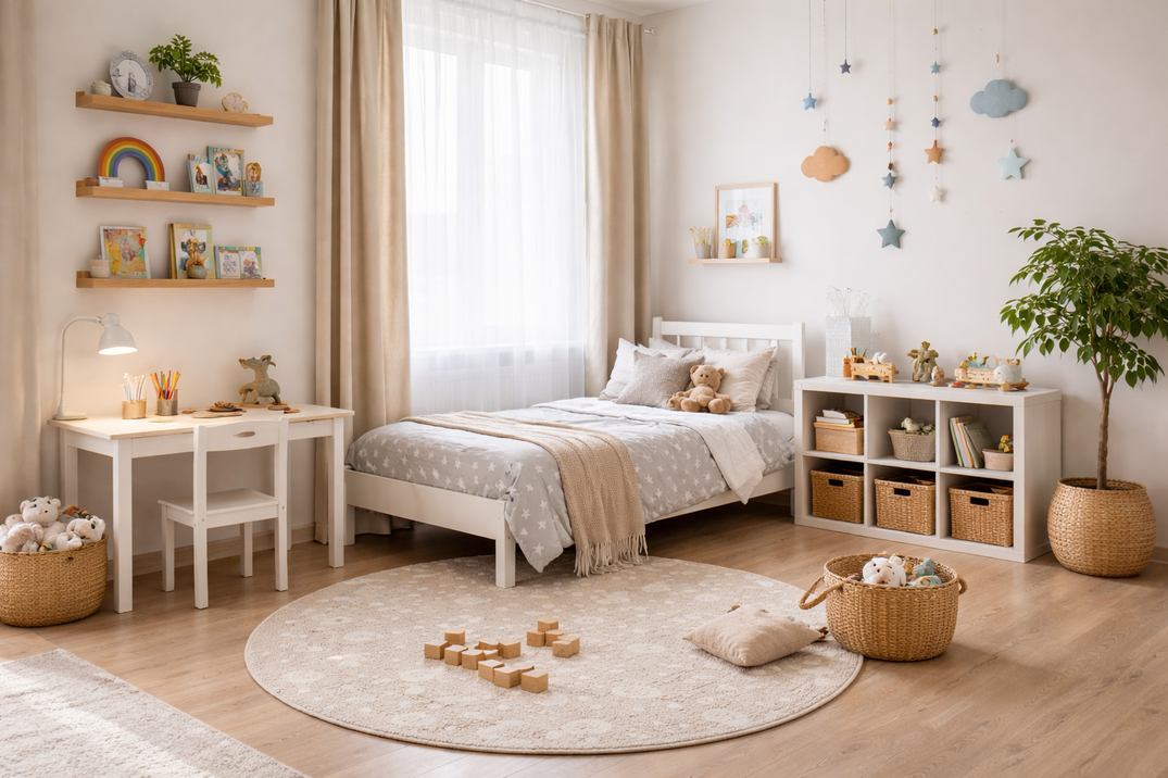 Pokój dziecka, który rośnie razem z maluchem – co kupić raz, a dobrze?