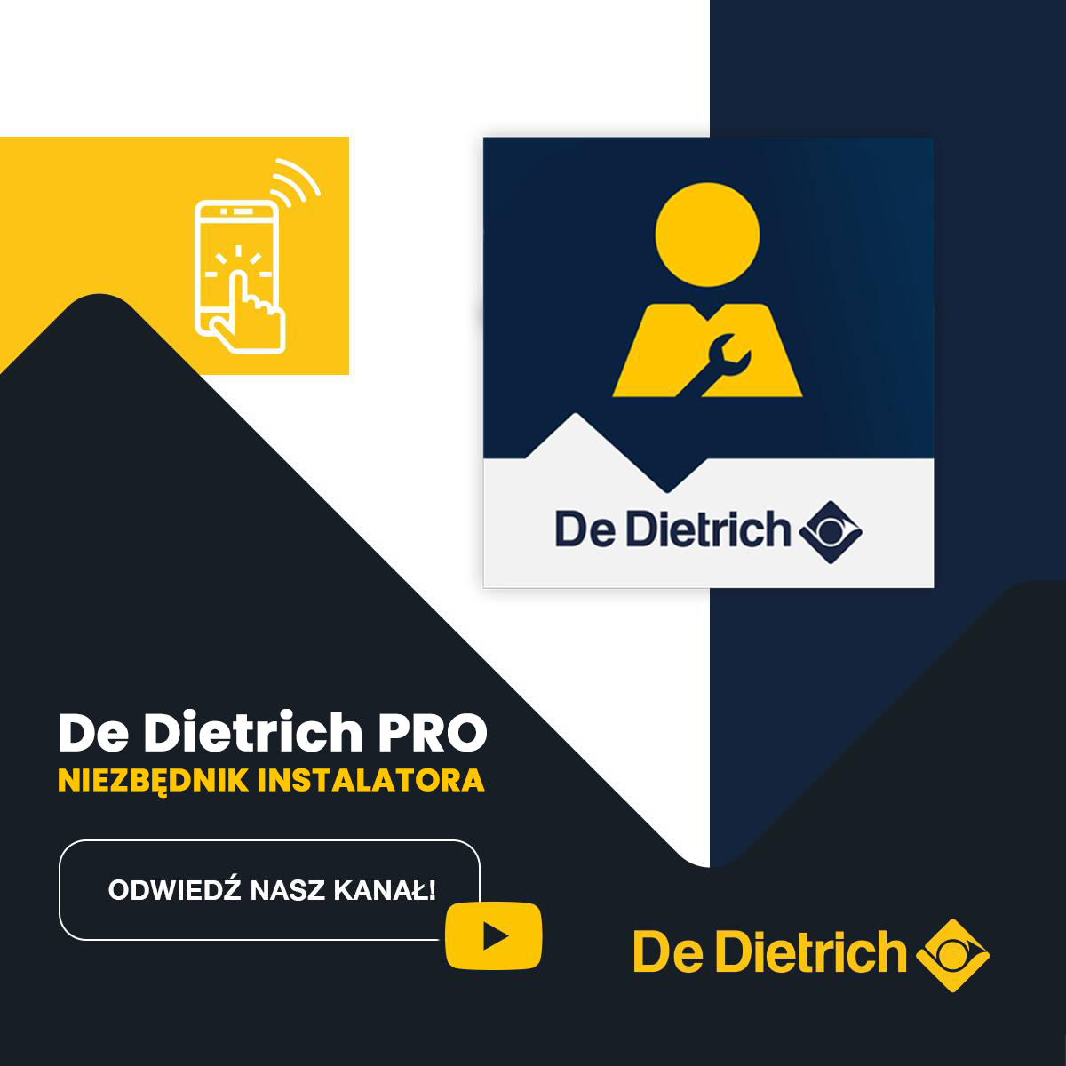 De Dietrich PRO – bezpłatna aplikacja mobilna dla instalatorów i serwisantów HVAC