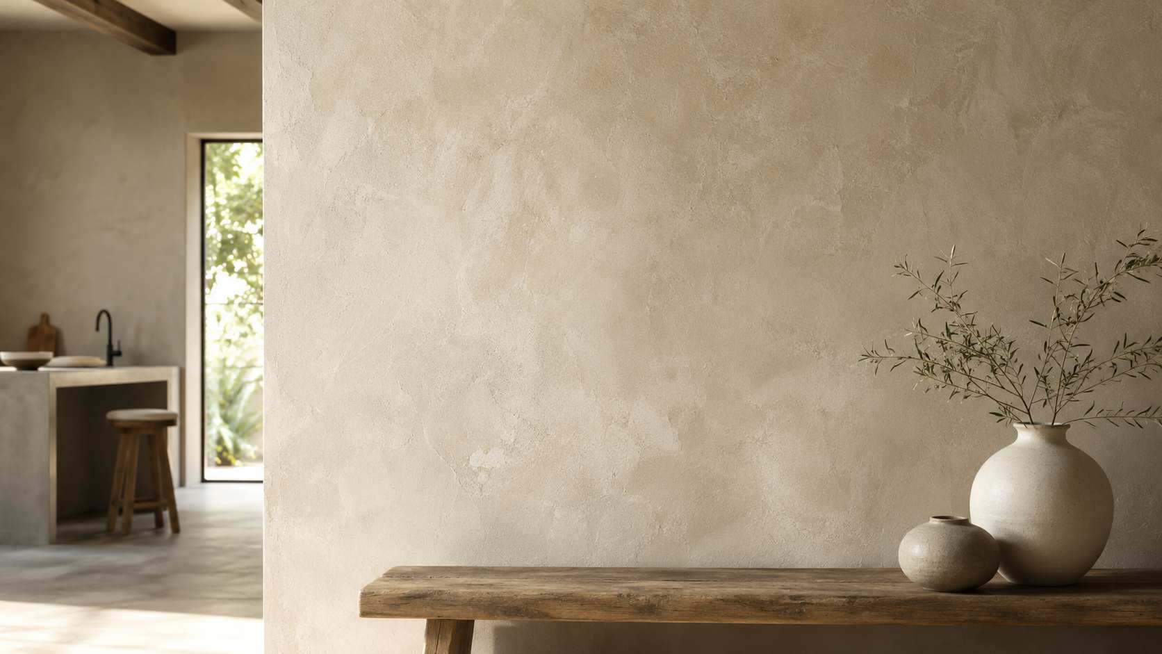 Tynk wapienny we wnętrzach – naturalna faktura, która pracuje światłem