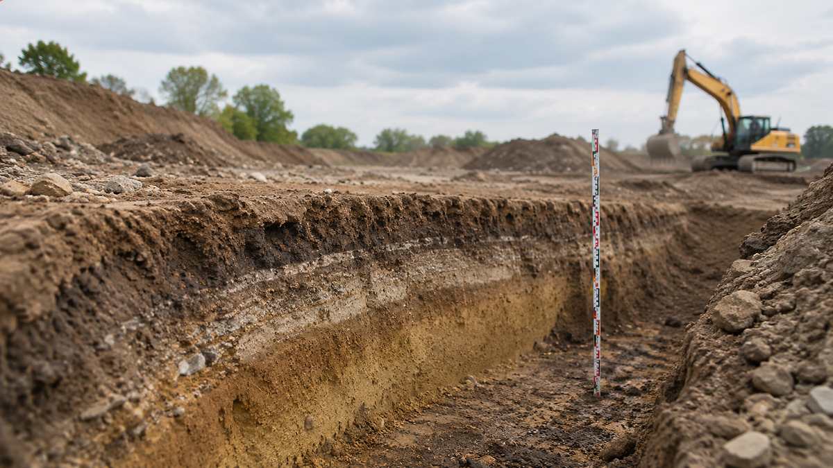 Geotechnika przy robotach ziemnych. Kiedy wykop wymaga dodatkowej kontroli?