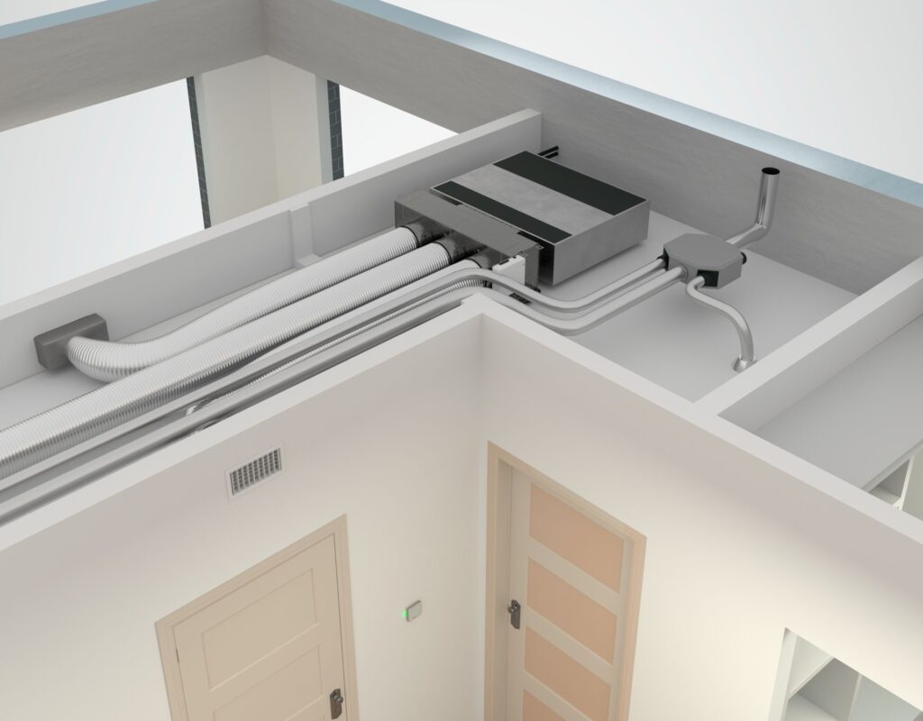 Easyzone 25+od Airzone, rozwiązanie Plug&Play do monitorowania zużycia energii w czasie rzeczywistym, strefowej regulacji temperatury i oczyszczania powietrza, fot. Airzone