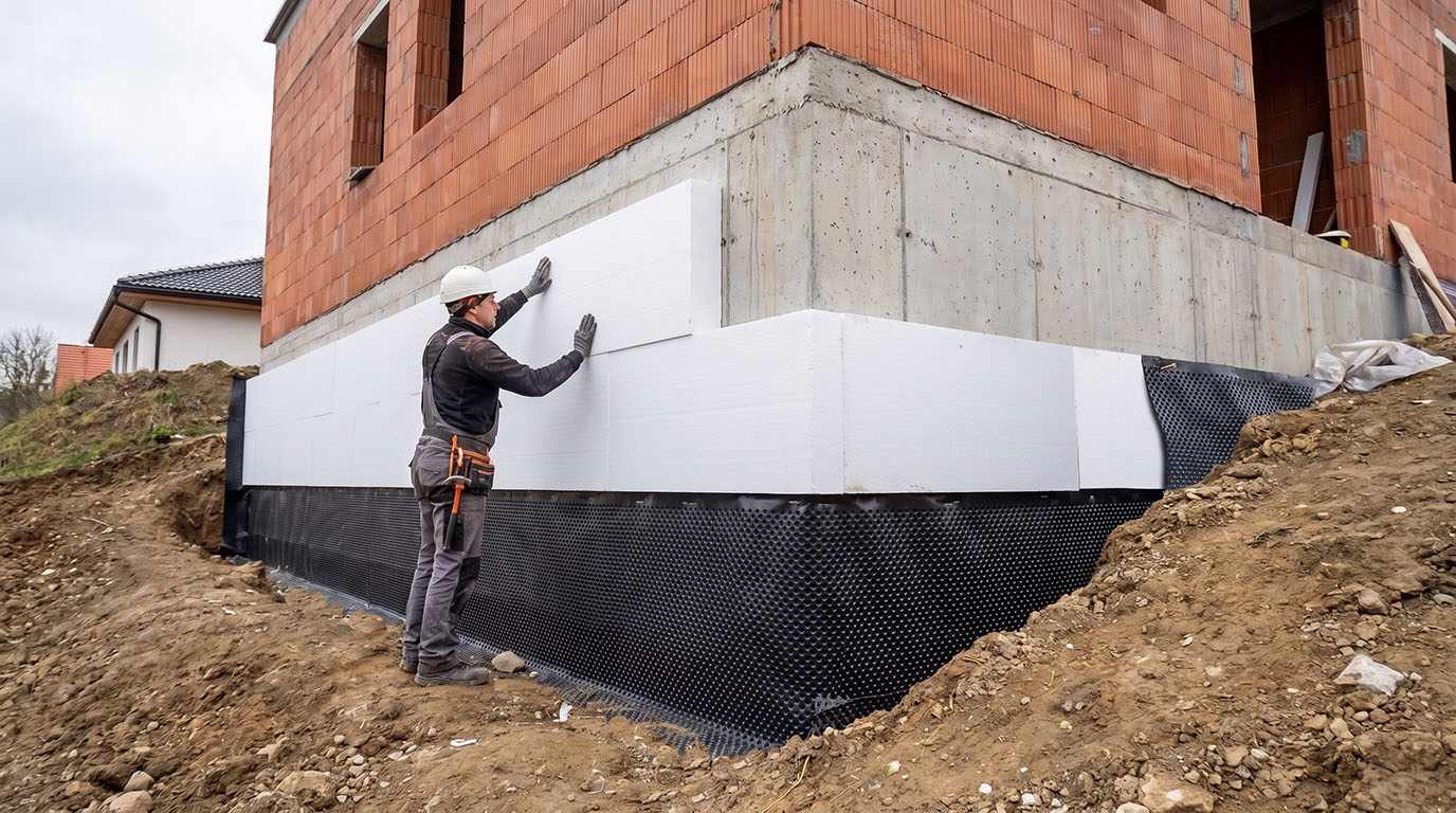 Zdjęcie PSPS: Styropian do ocieplenia fundamentów.